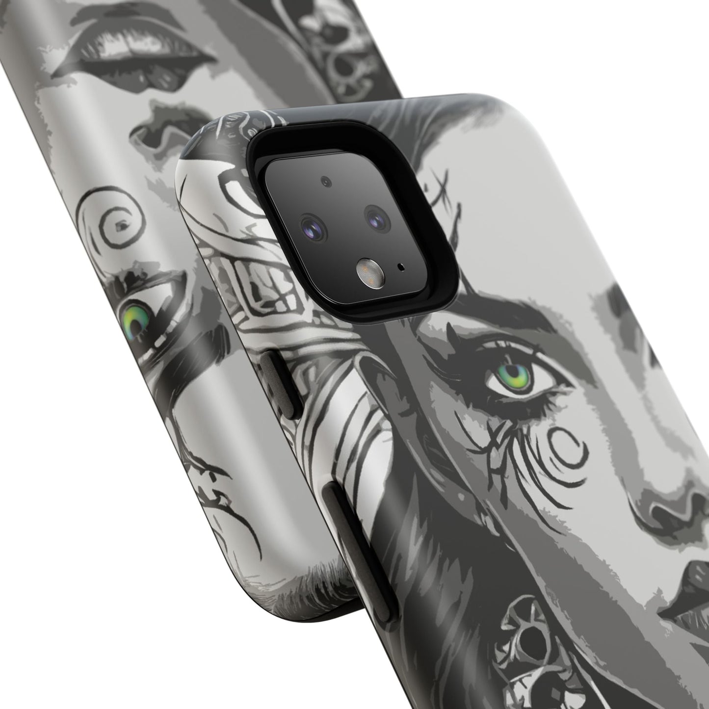 Green Eyed Devilish Beauty Tough Phone Case