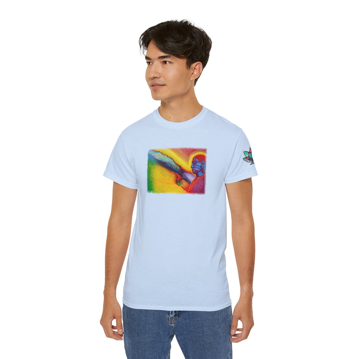 Surf is My Buddha Tablet Print Unisex Ultra Cotton Tee