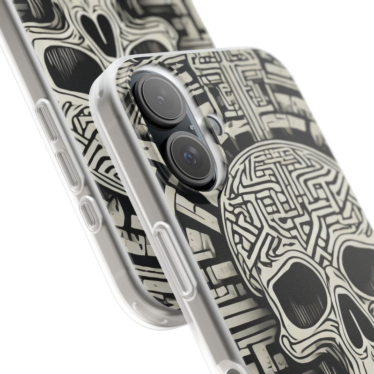 Gothic Skull Maze Flexi Case