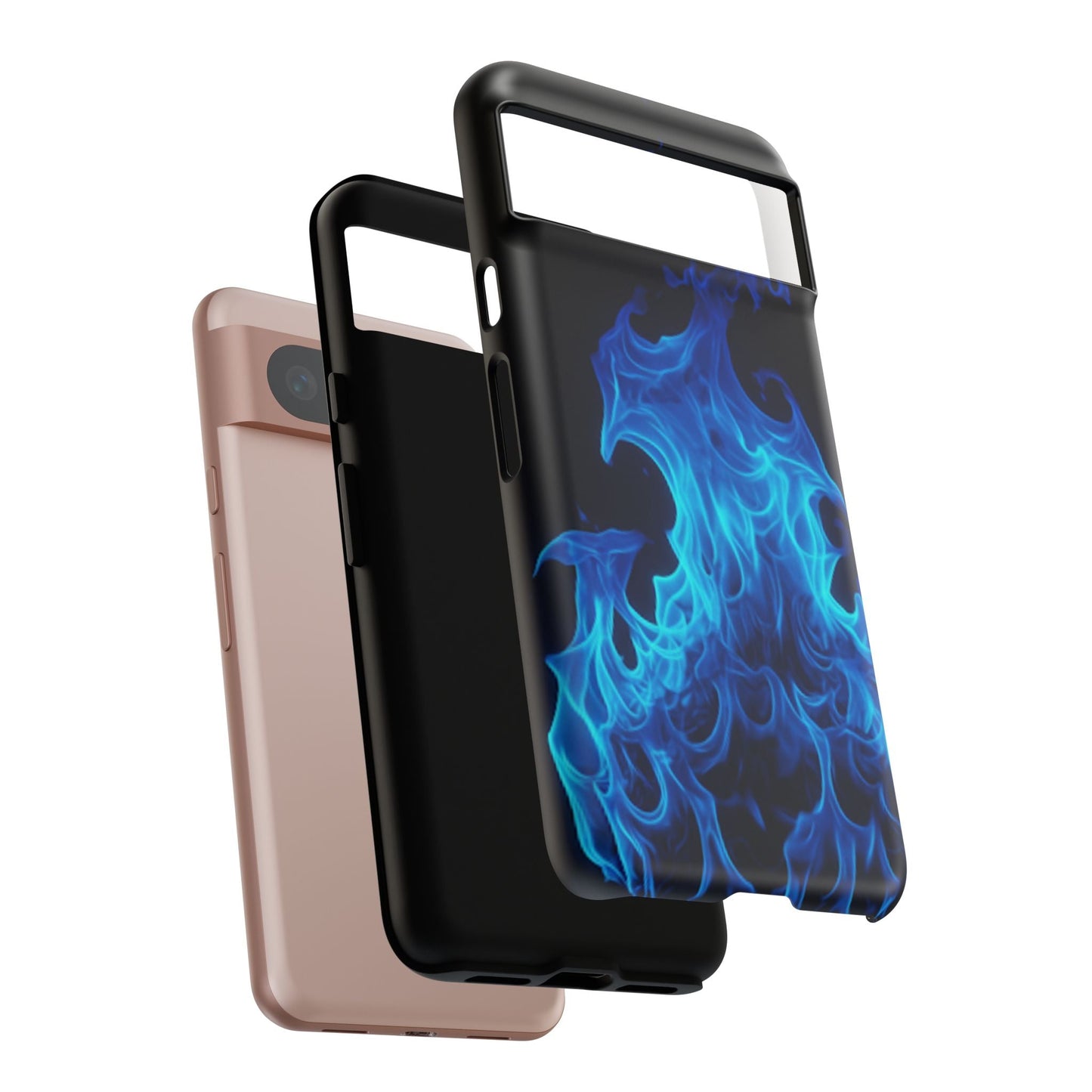 Blue Flames Tough  Phone Case