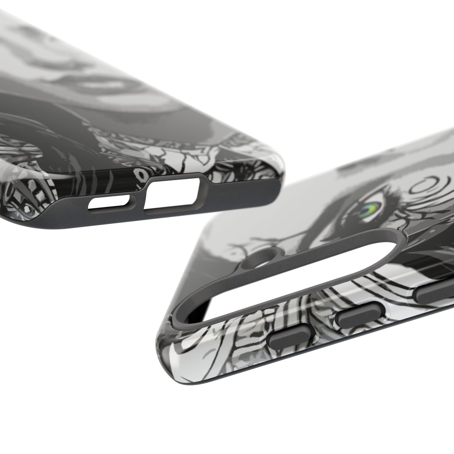 Green Eyed Devilish Beauty Tough Phone Case