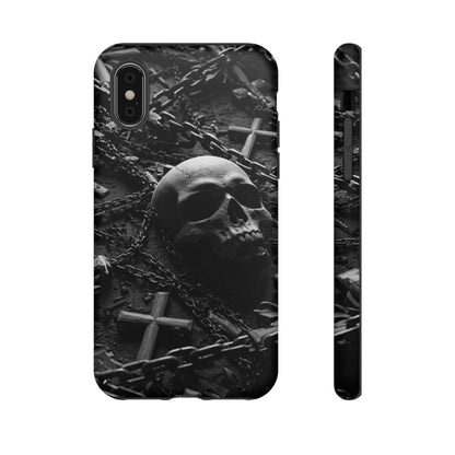 Gothic Skull Tough Phone Case