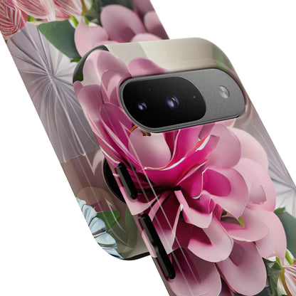 Elegant Paper Flowers Tough Phone Case