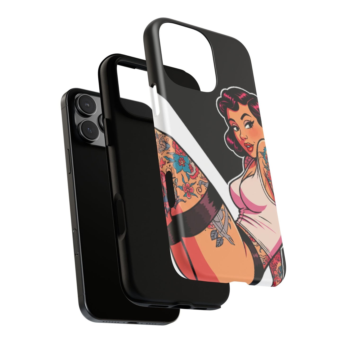 Vintage Tattoo Beauty Tough Phone Case