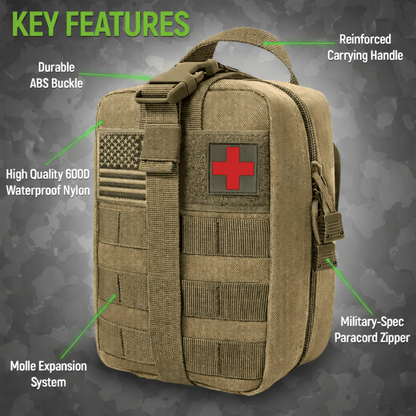 XGear Tactical Small Tactical First Aid Bag IFAK Pouch