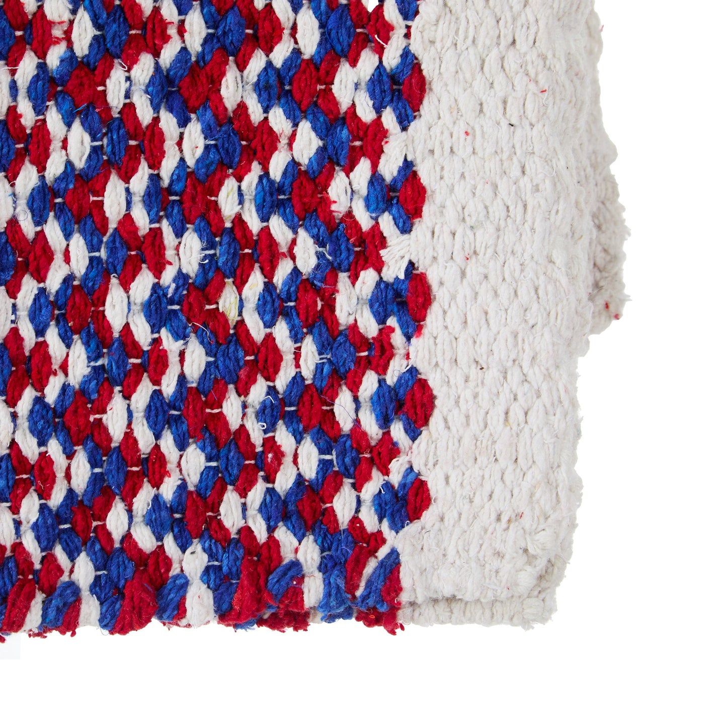 Mayatex Red White And Blue Double Weave 32x64 Acrylic Blend Saddle Blanket