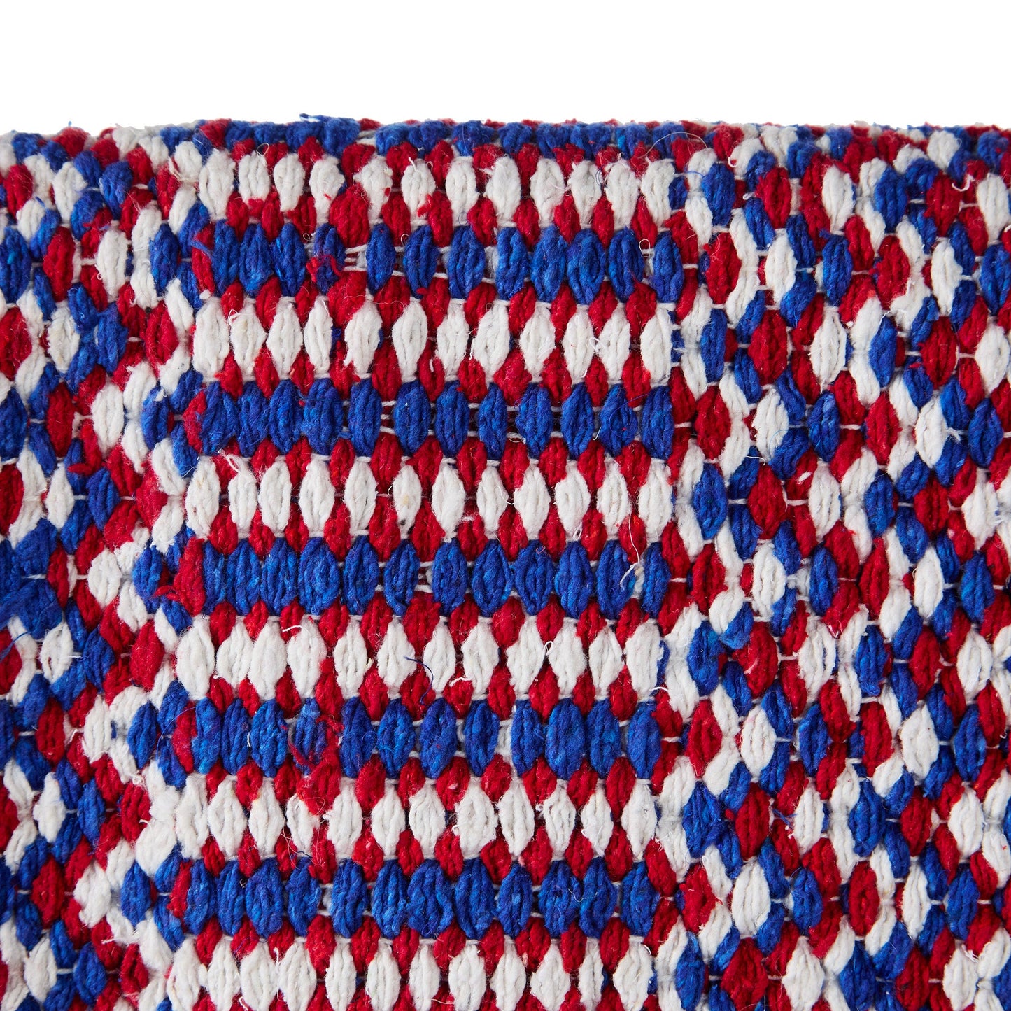 Mayatex Red White And Blue Double Weave 32x64 Acrylic Blend Saddle Blanket