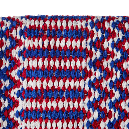 Mayatex Red White And Blue Double Weave 32x64 Acrylic Blend Saddle Blanket