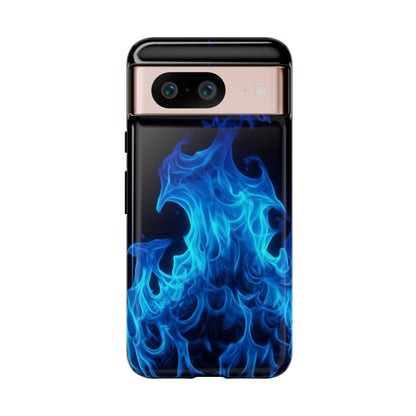 Blue Flames Tough  Phone Case