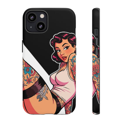 Vintage Tattoo Beauty Tough Phone Case