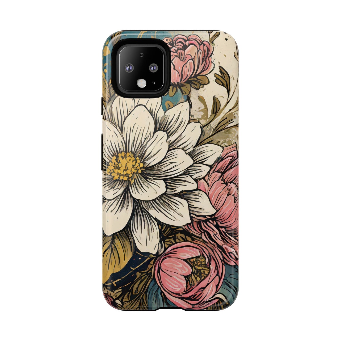 Beautiful White Floral Tough Case