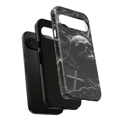 Gothic Skull Tough Phone Case