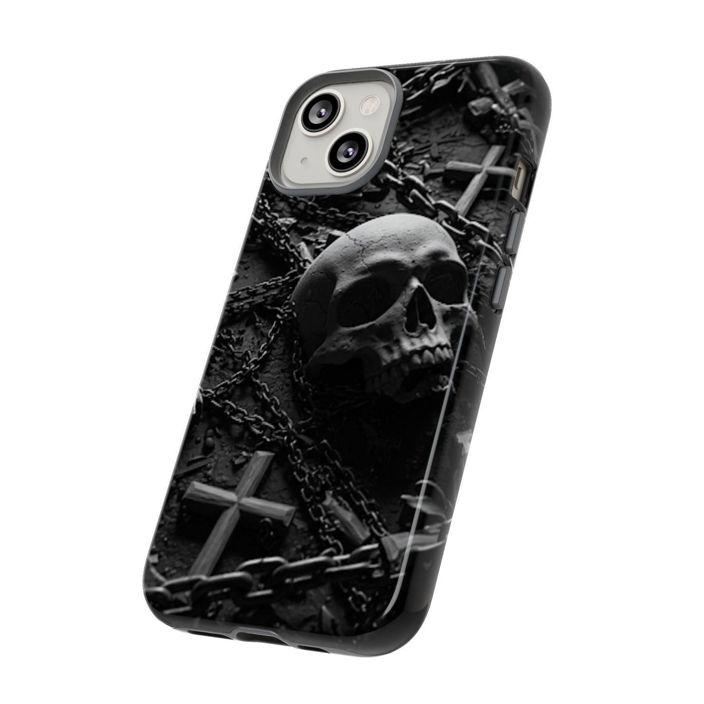 Gothic Skull Tough Phone Case