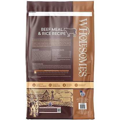 Wholesomes Dog Adult Beef Meal & Rice (40lb)