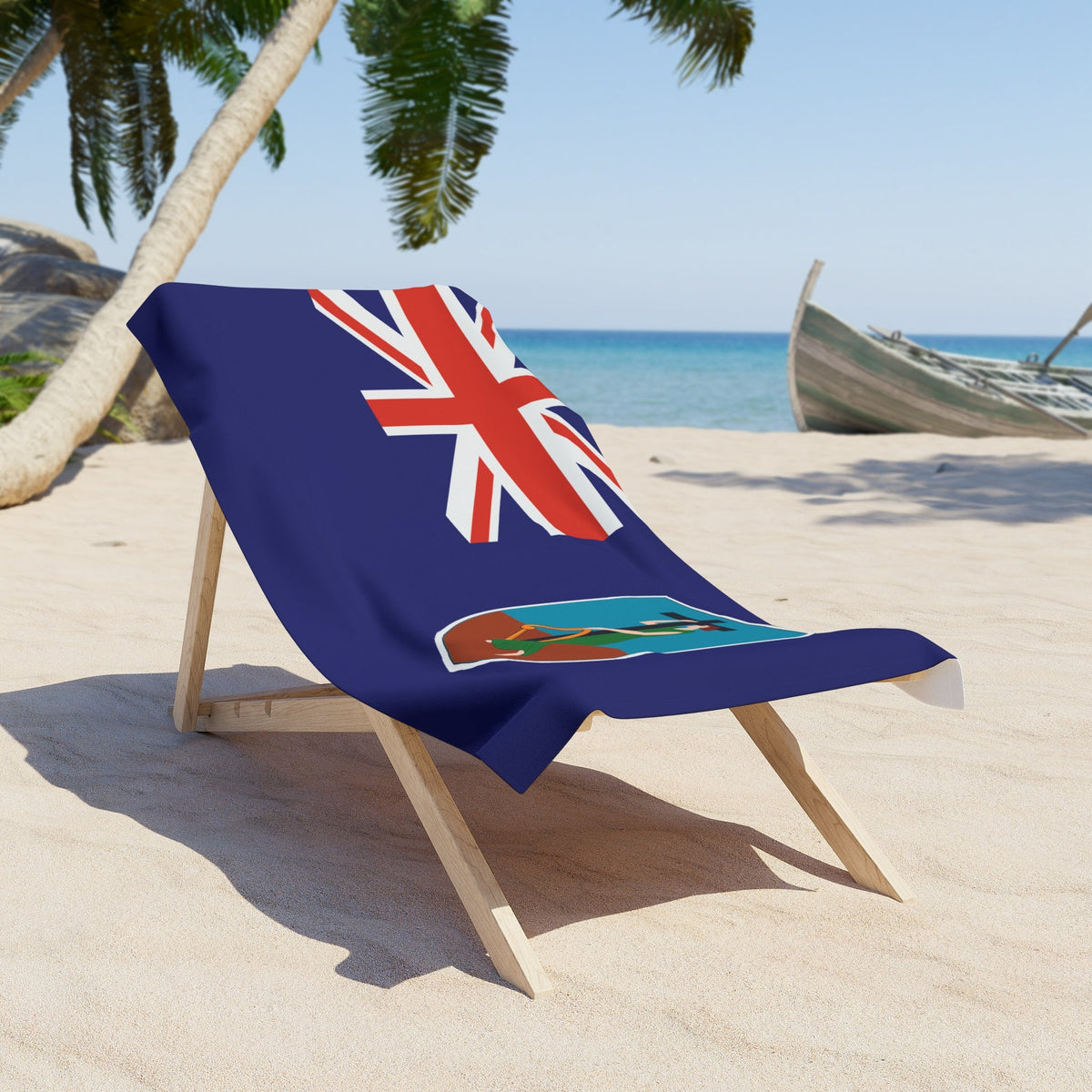 Montserrat Flag Beach Towel