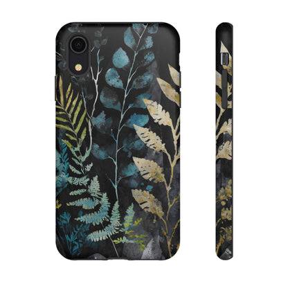 Dark Floral Tough Phone Case