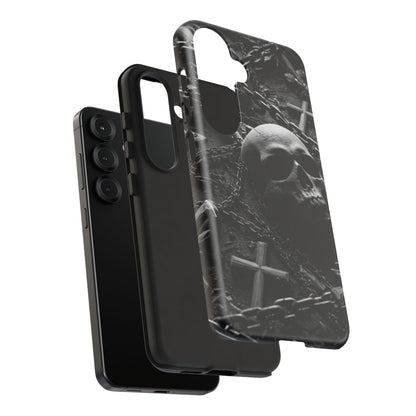 Gothic Skull Tough Phone Case