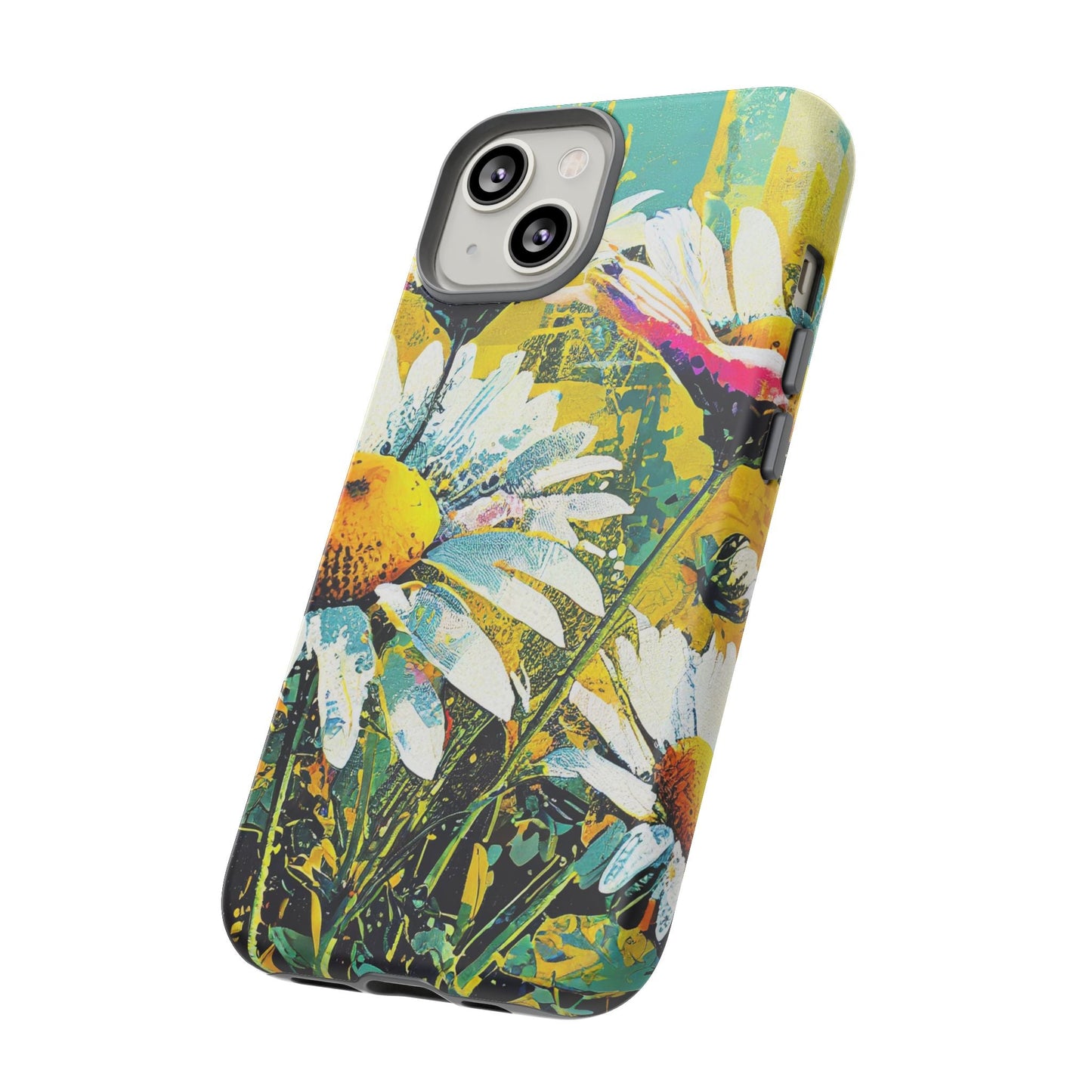 Colorful Daisy Floral Tough Phone Case