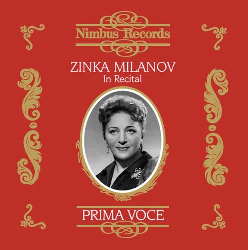 Zinka Milanov - Zinka Milanov in Recital: Prima Voce Music CD