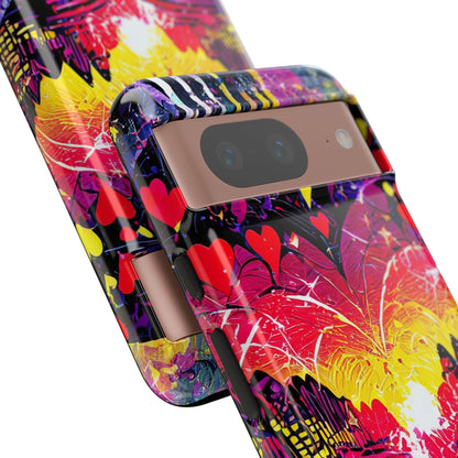 Vibrant Heart Sunset Tough Phone Case