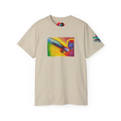 Surf is My Buddha Tablet Print Unisex Ultra Cotton Tee