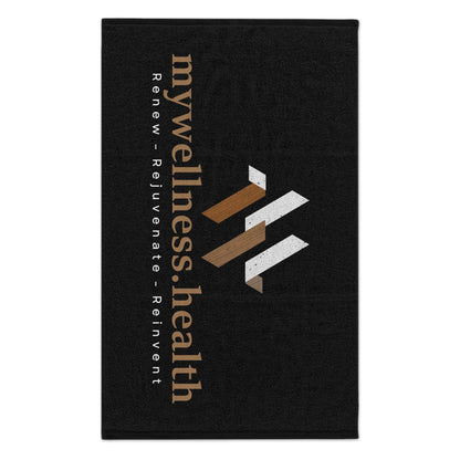 mywellness.health Rally Towel 11x18 - Dual-Texture Polyester Cotton