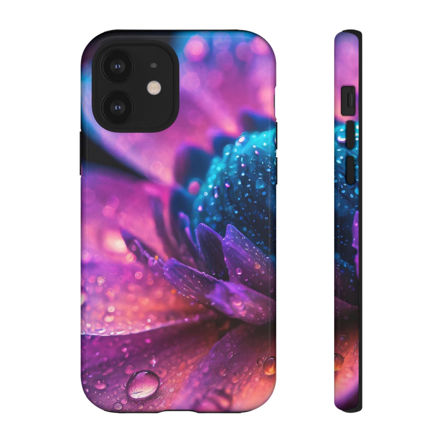 Vibrant Blue And Purple Flower Tough Phone Case