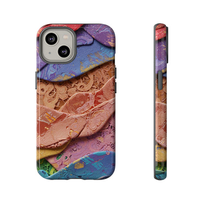 Abstract Painted Lace Tough Phone Case