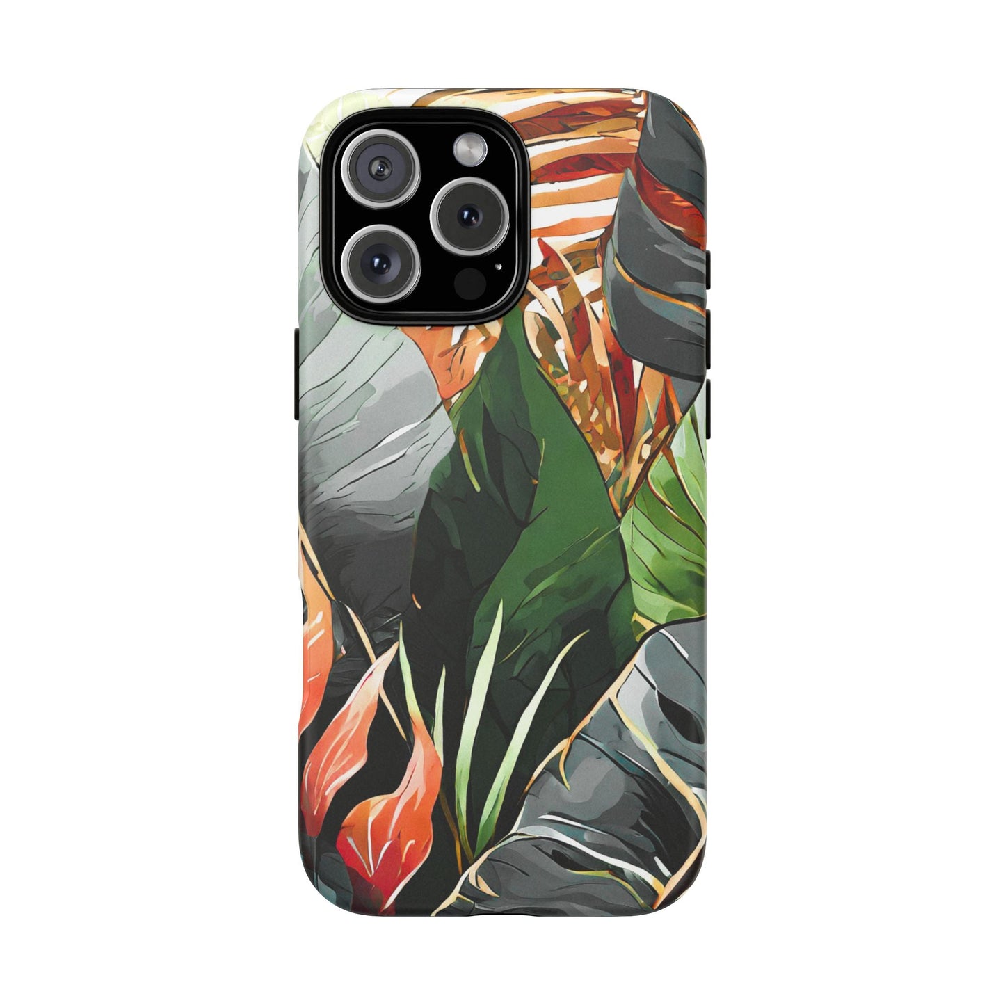 Tropical Leaf Tough Phone Case