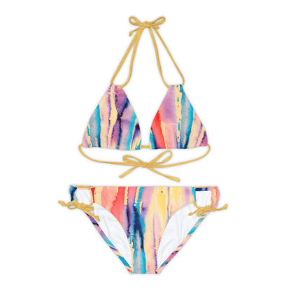 Strappy Bikini Set (AOP)