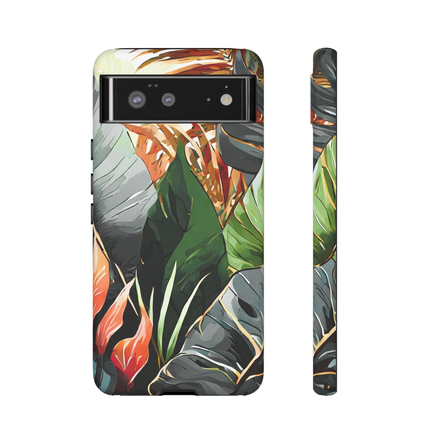 Tropical Leaf Tough Phone Case