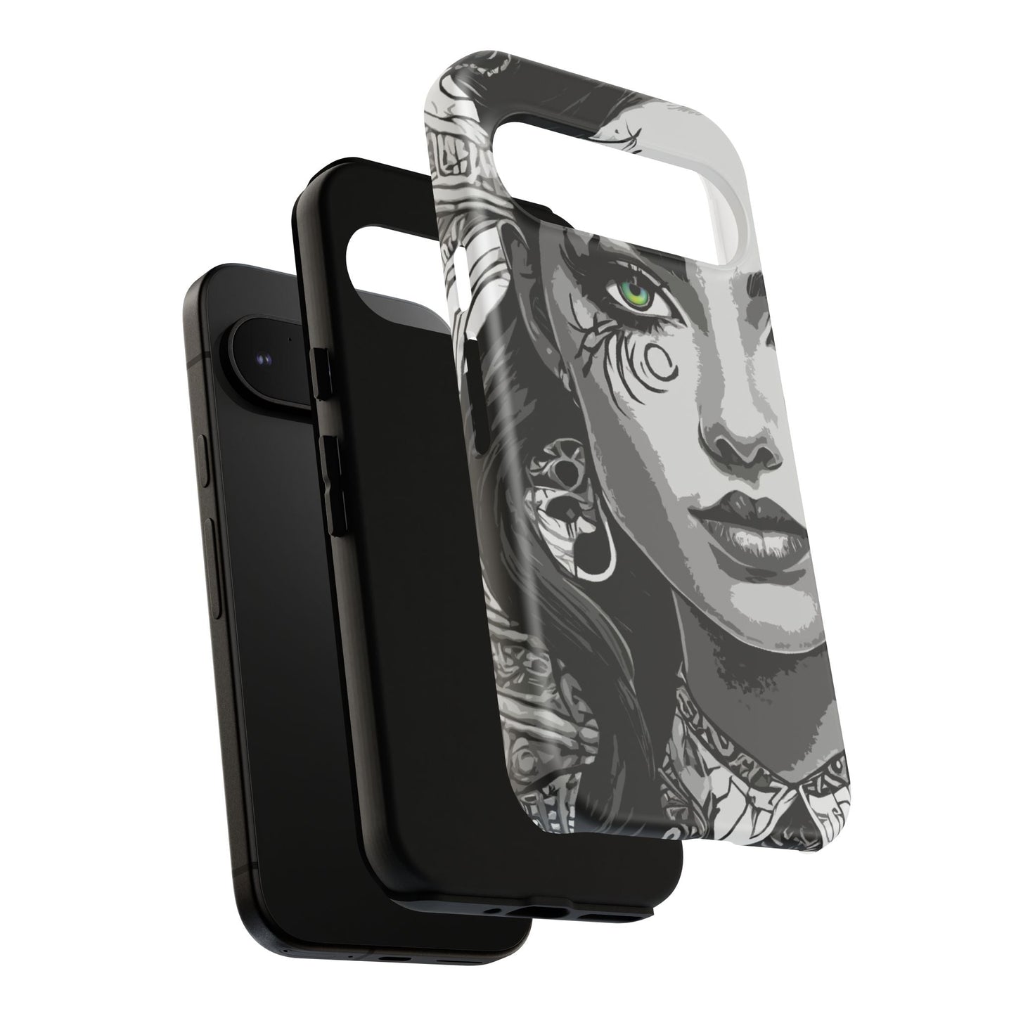 Green Eyed Devilish Beauty Tough Phone Case