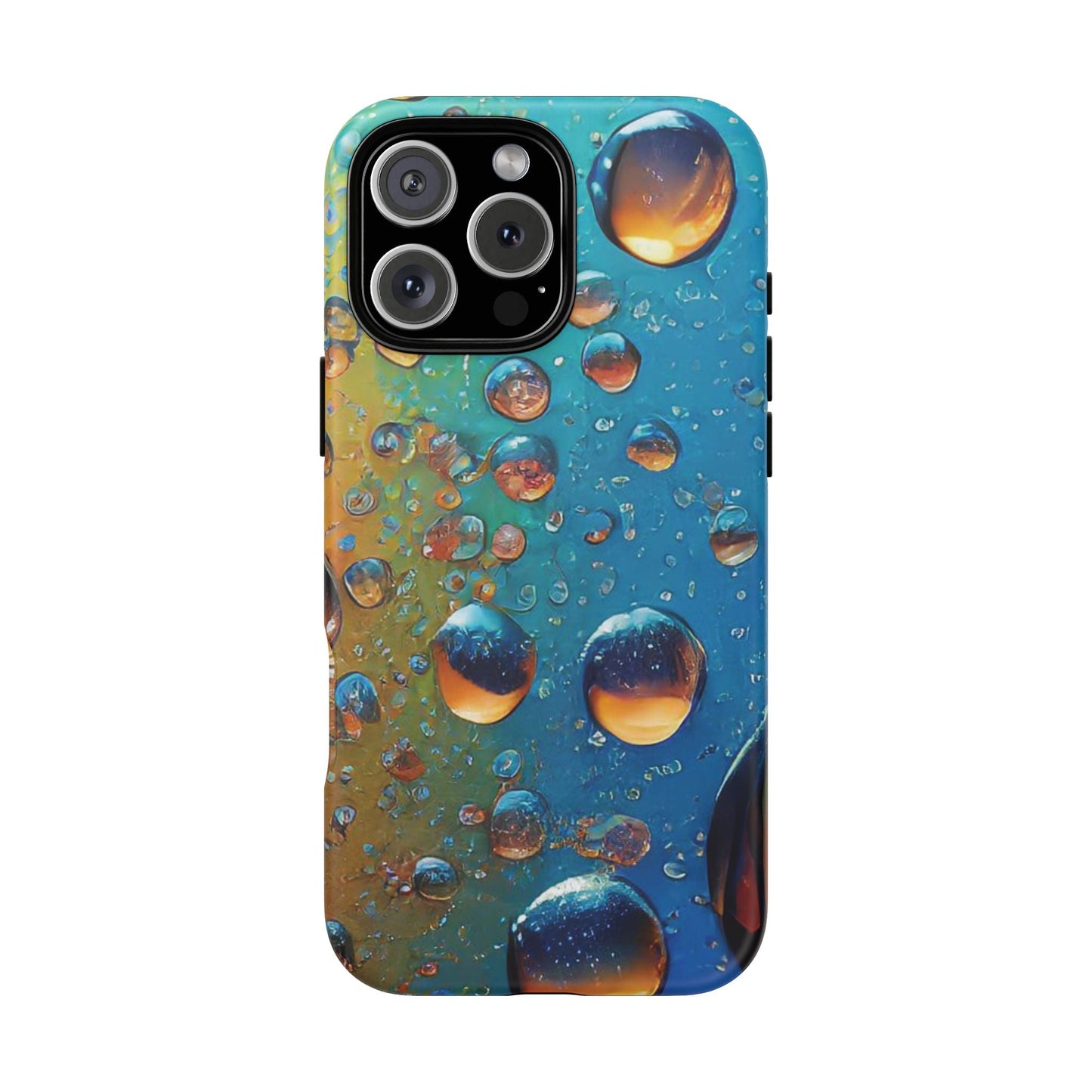 Colorful Water Droplets Tough Phone Case