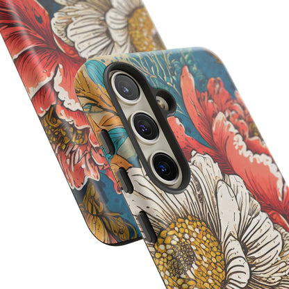 Artistic Floral Tough Phone Case