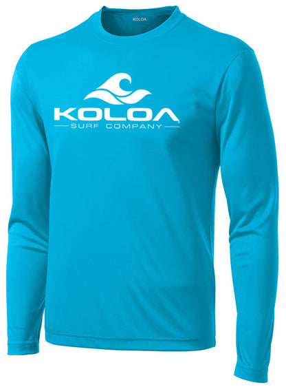 Koloa Wave Long Sleeve Athletic Shirts