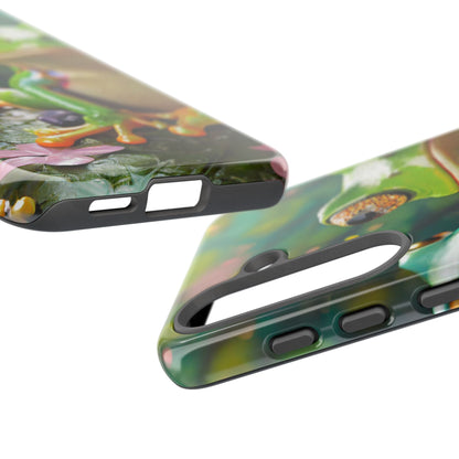 Someone Watching Colorful Frog Tough Phone Case