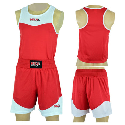 MRX Men's Boxing Uniform set for Training or Fighting Jersey & Shorts All Sizes - Triathlete Store