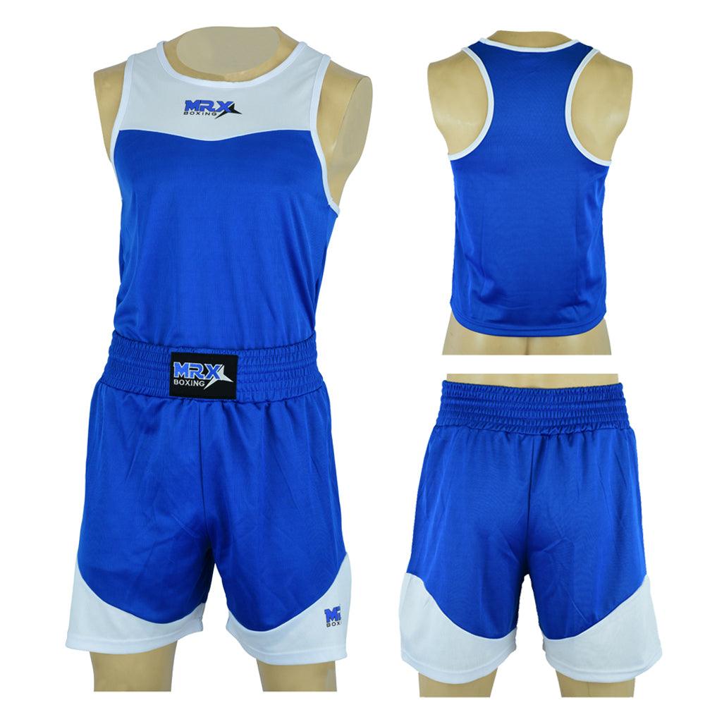 MRX Men's Boxing Uniform set for Training or Fighting Jersey & Shorts All Sizes - Triathlete Store