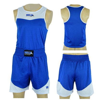 MRX Men's Boxing Uniform set for Training or Fighting Jersey & Shorts All Sizes - Triathlete Store