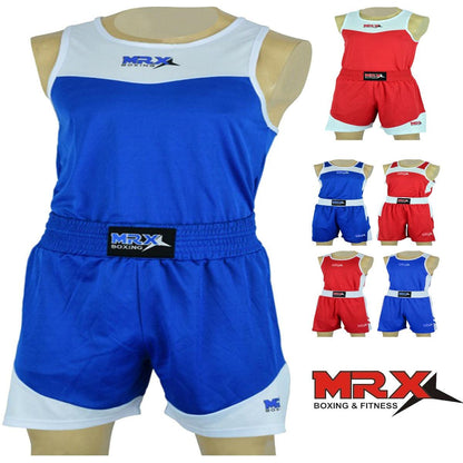 MRX Men's Boxing Uniform set for Training or Fighting Jersey & Shorts All Sizes - Triathlete Store