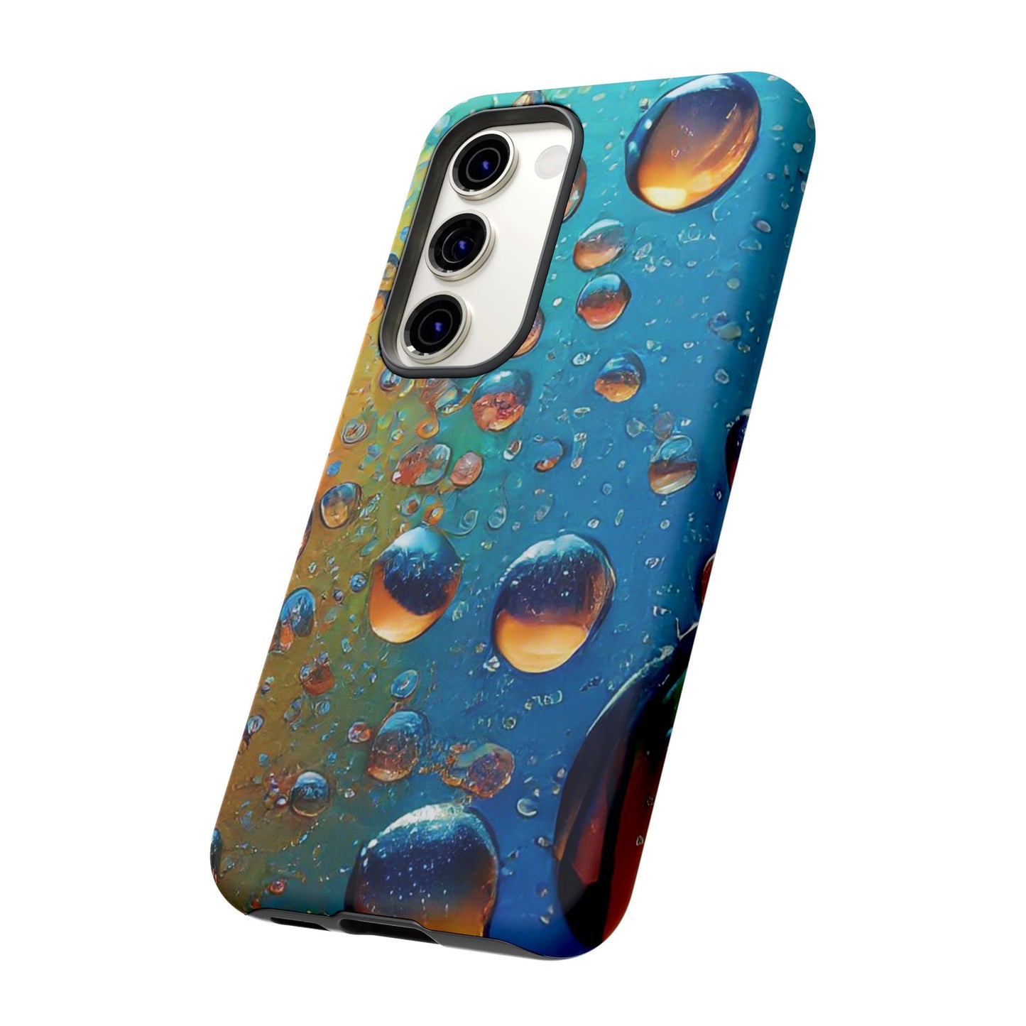 Colorful Water Droplets Tough Phone Case