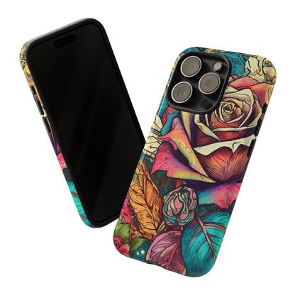 Colorful Roses Tough Phone Case