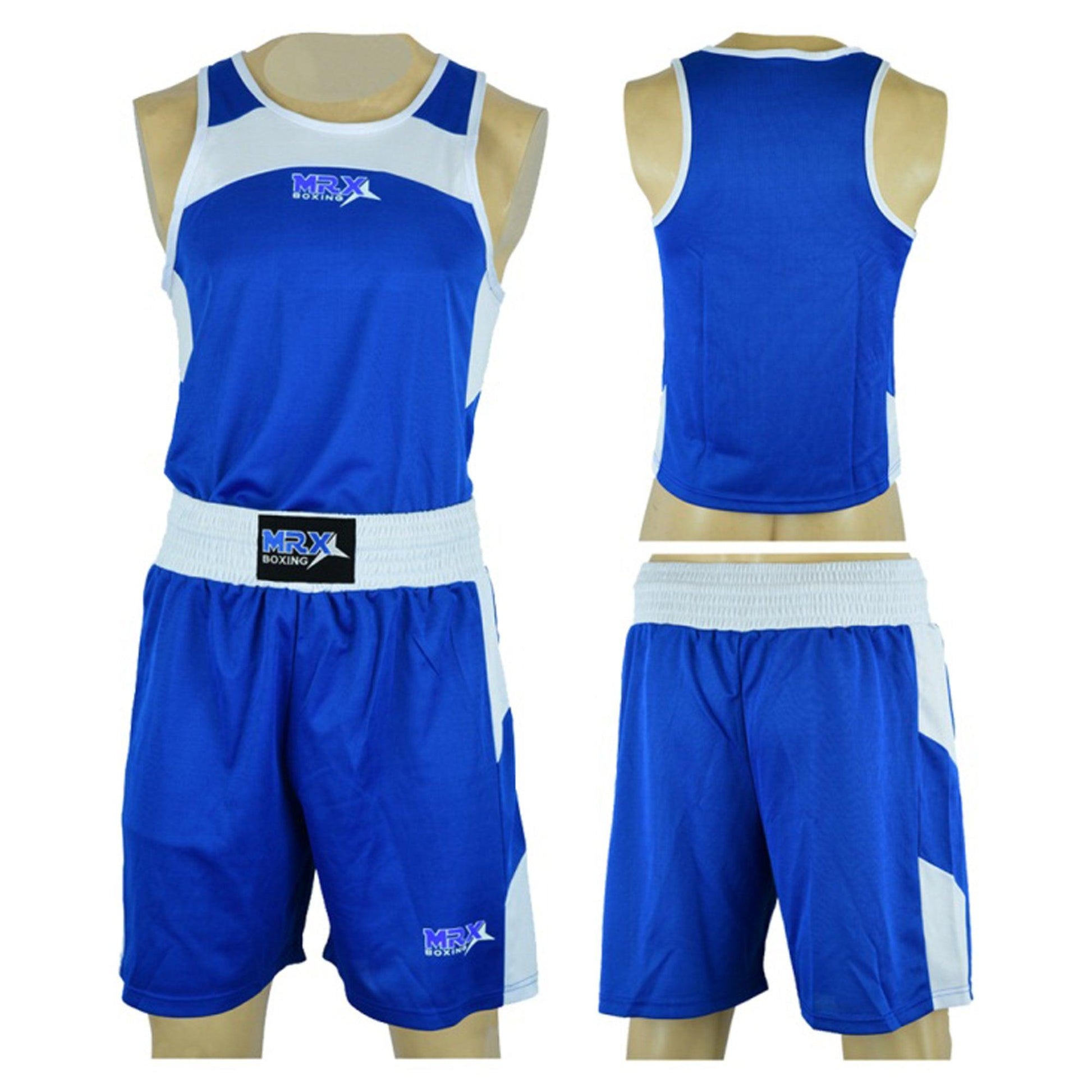 MRX Men's Boxing Uniform set for Training or Fighting Jersey & Shorts All Sizes - Triathlete Store