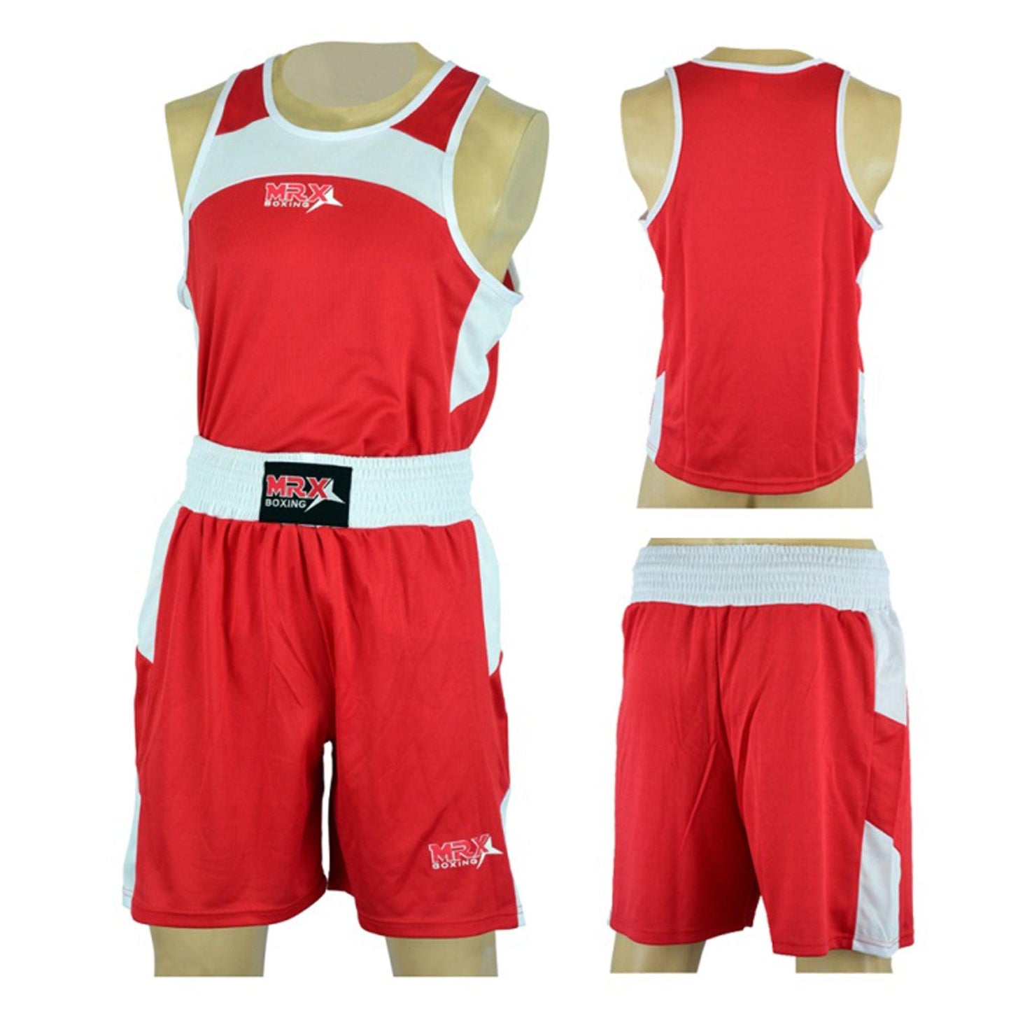 MRX Men's Boxing Uniform set for Training or Fighting Jersey & Shorts All Sizes - Triathlete Store