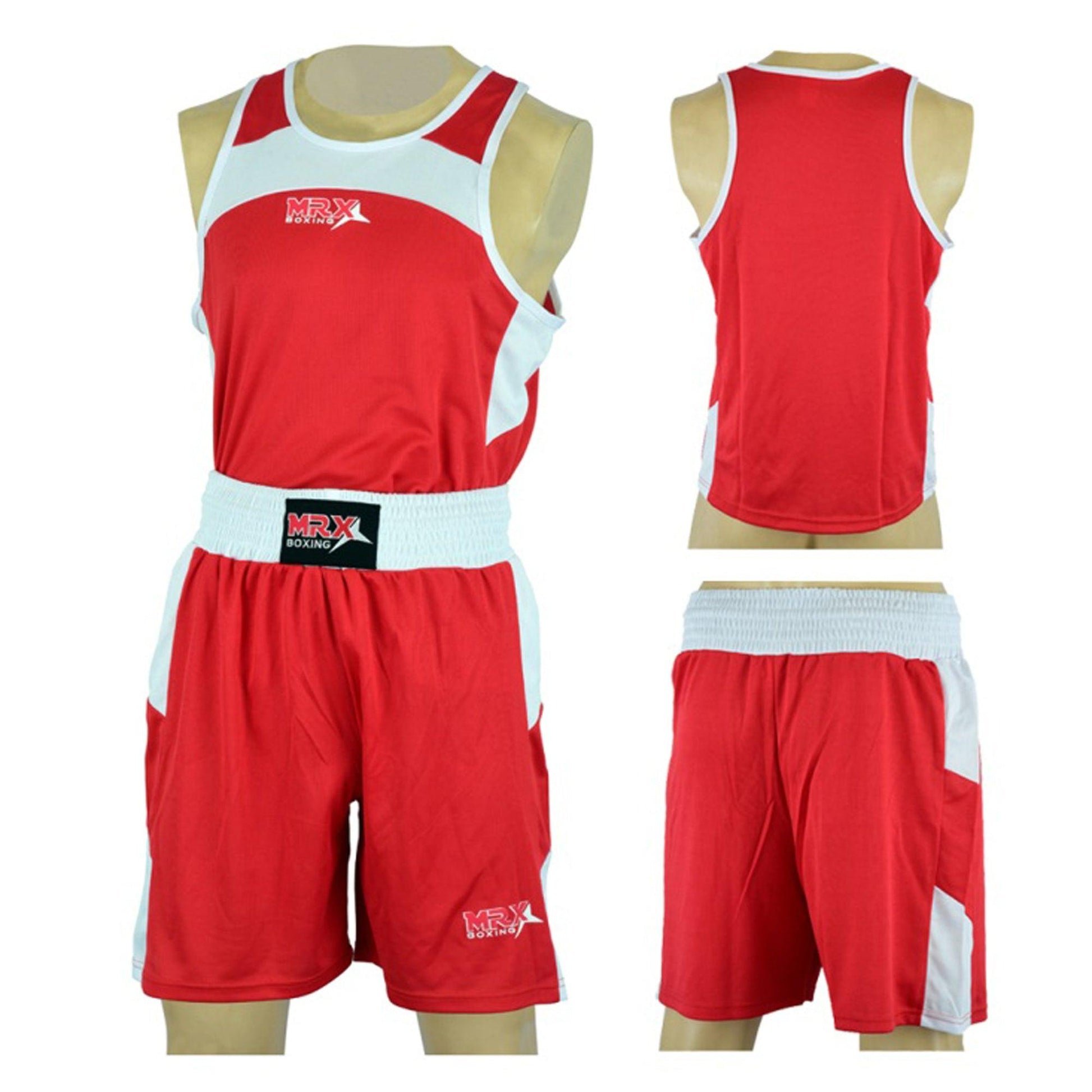 MRX Men's Boxing Uniform set for Training or Fighting Jersey & Shorts All Sizes - Triathlete Store