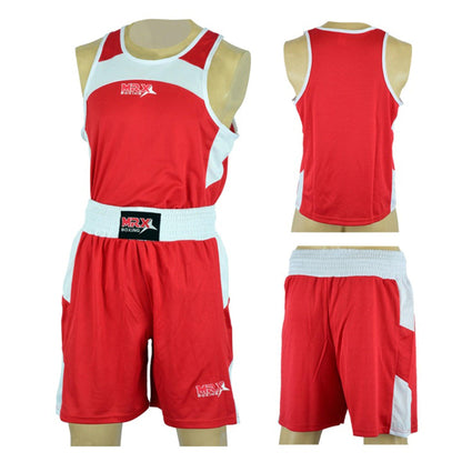 MRX Men's Boxing Uniform set for Training or Fighting Jersey & Shorts All Sizes - Triathlete Store