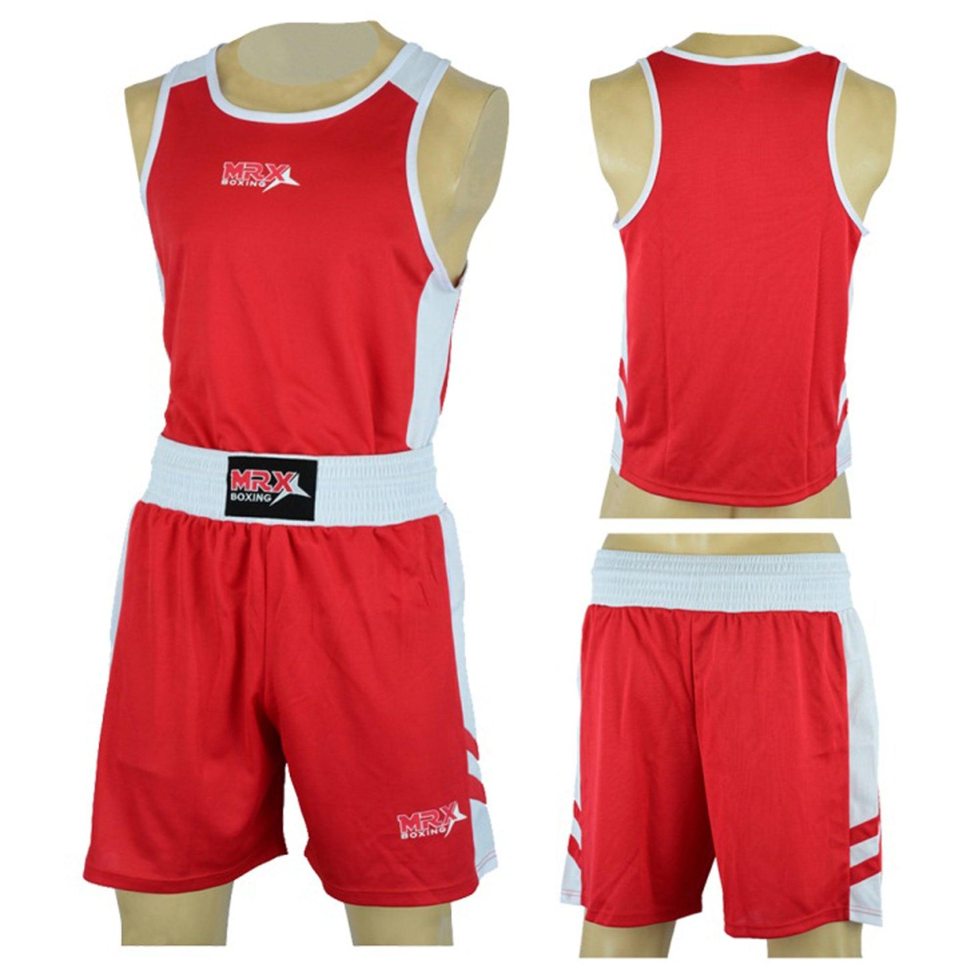 MRX Men's Boxing Uniform set for Training or Fighting Jersey & Shorts All Sizes - Triathlete Store