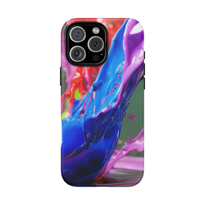 Vibrant Color Splash Tough Phone Case