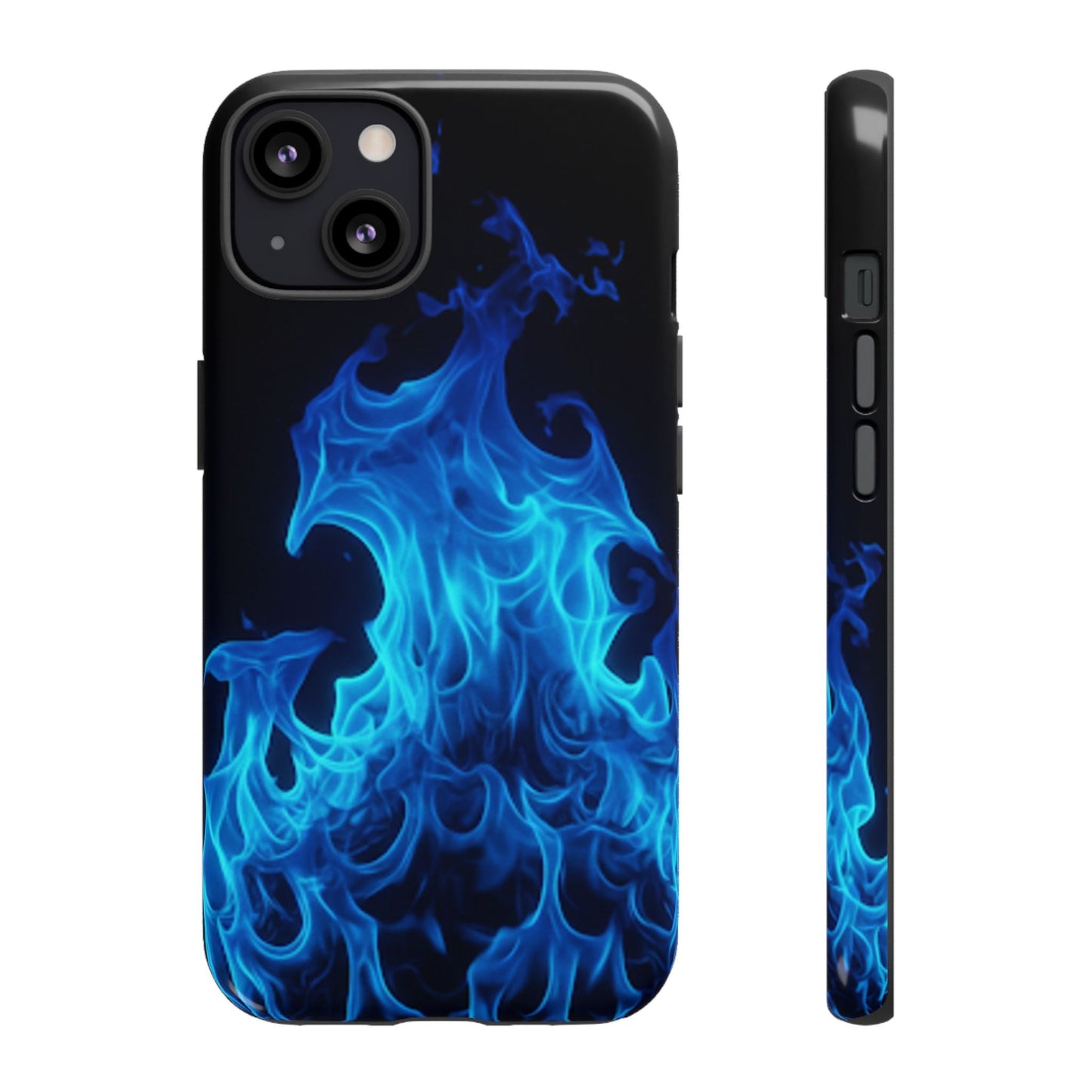 Blue Flames Tough  Phone Case
