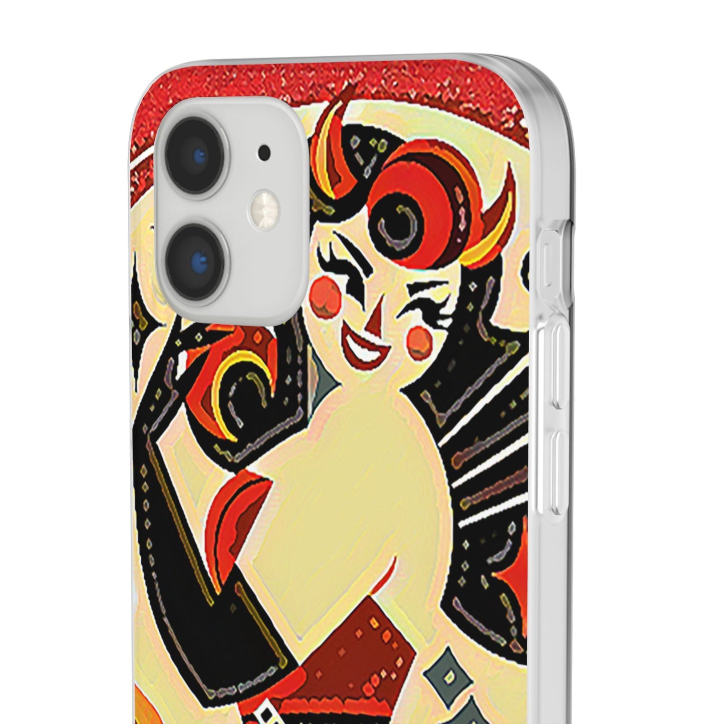 Red & Black Female Devil Flexi Phone Case